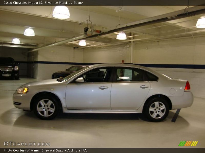 Silver Ice Metallic / Ebony 2010 Chevrolet Impala LS