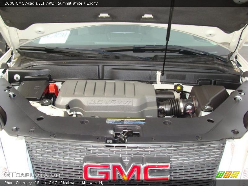 Summit White / Ebony 2008 GMC Acadia SLT AWD