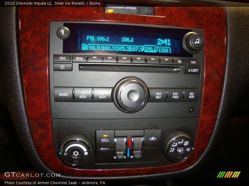 Silver Ice Metallic / Ebony 2010 Chevrolet Impala LS