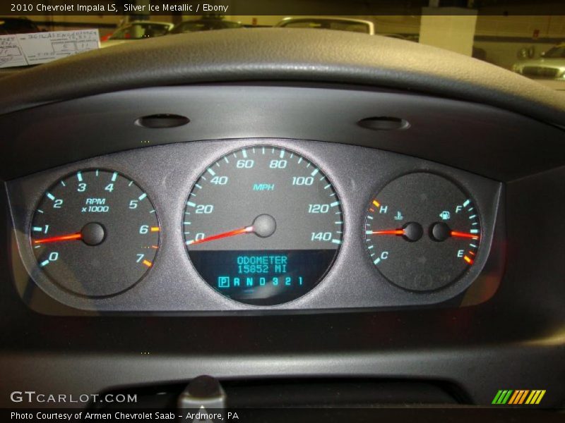 Silver Ice Metallic / Ebony 2010 Chevrolet Impala LS