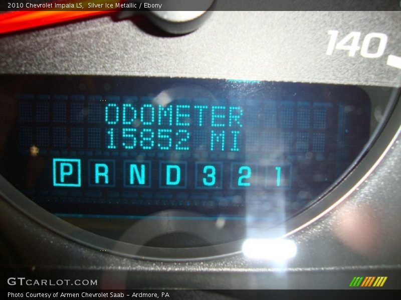 Silver Ice Metallic / Ebony 2010 Chevrolet Impala LS