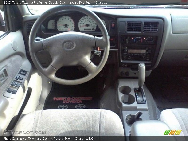 Impulse Red Pearl / Charcoal 2003 Toyota Tacoma PreRunner Double Cab