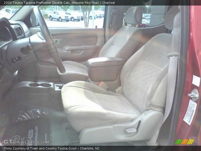 Impulse Red Pearl / Charcoal 2003 Toyota Tacoma PreRunner Double Cab
