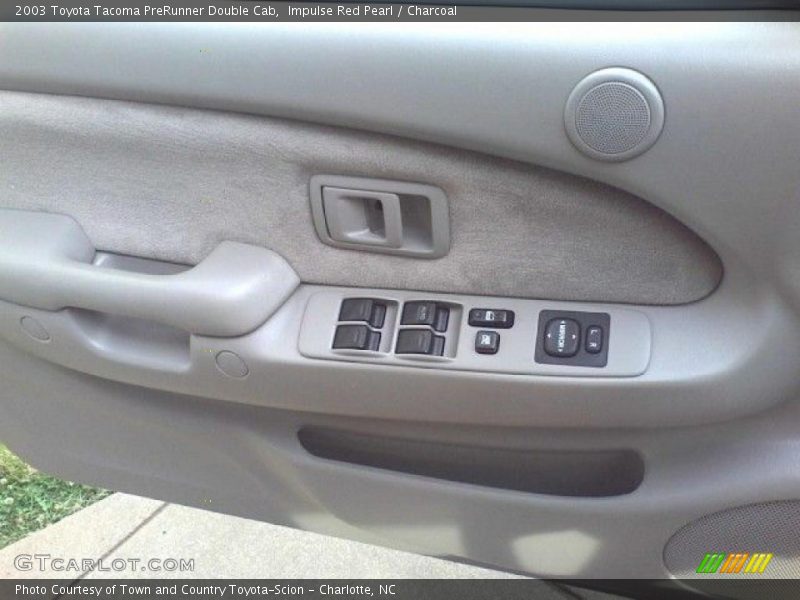 Impulse Red Pearl / Charcoal 2003 Toyota Tacoma PreRunner Double Cab