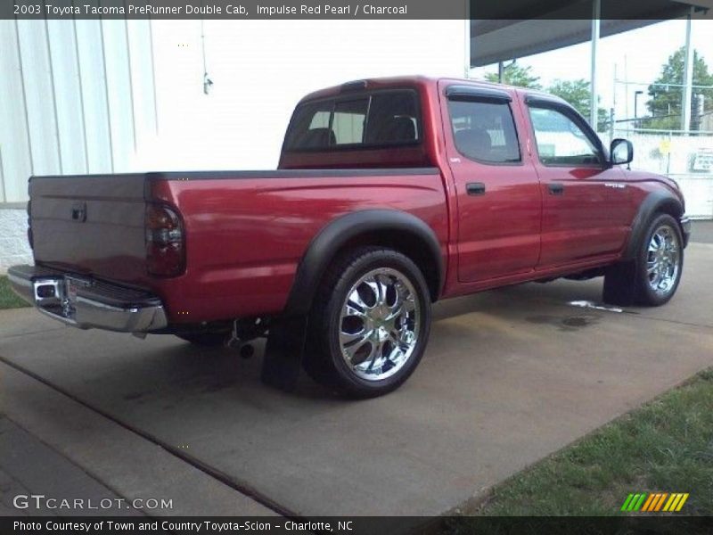 Impulse Red Pearl / Charcoal 2003 Toyota Tacoma PreRunner Double Cab