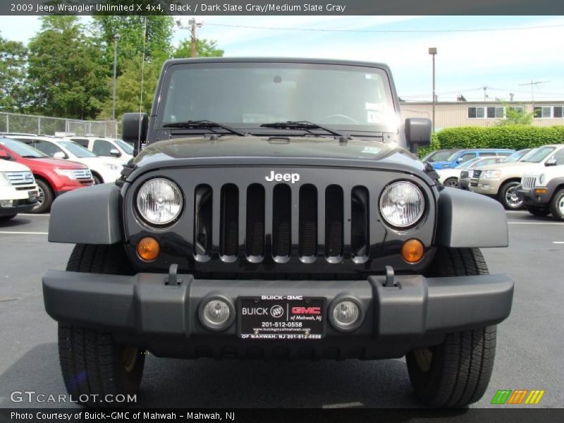 Black / Dark Slate Gray/Medium Slate Gray 2009 Jeep Wrangler Unlimited X 4x4