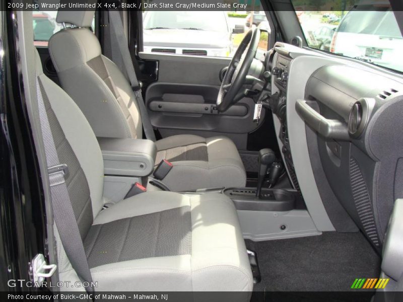 Black / Dark Slate Gray/Medium Slate Gray 2009 Jeep Wrangler Unlimited X 4x4