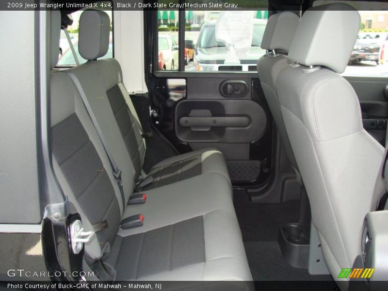 Black / Dark Slate Gray/Medium Slate Gray 2009 Jeep Wrangler Unlimited X 4x4