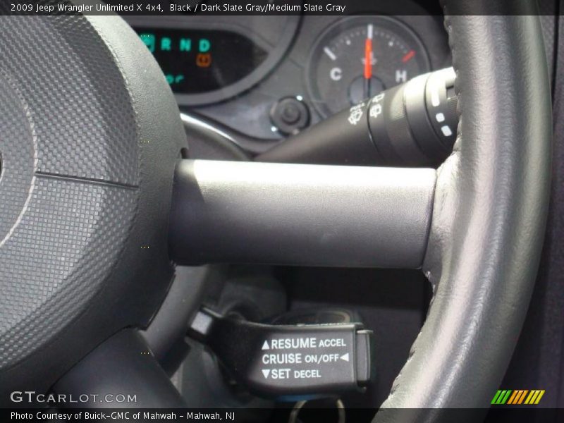 Black / Dark Slate Gray/Medium Slate Gray 2009 Jeep Wrangler Unlimited X 4x4