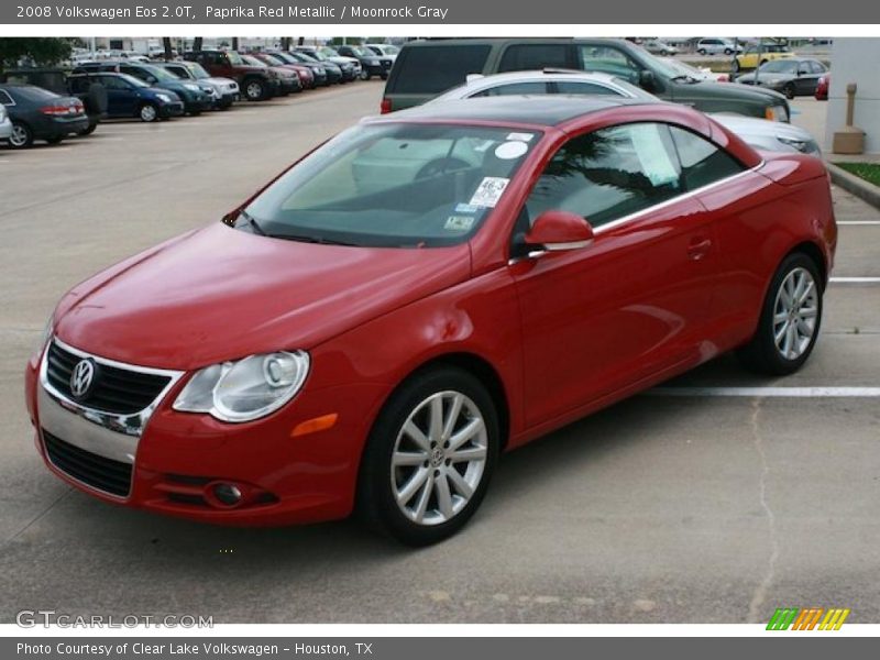 Paprika Red Metallic / Moonrock Gray 2008 Volkswagen Eos 2.0T