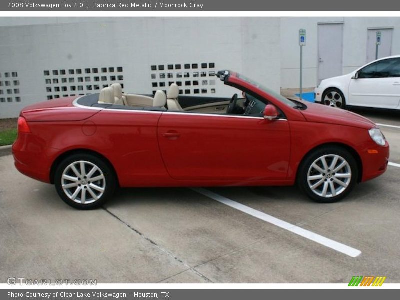 Paprika Red Metallic / Moonrock Gray 2008 Volkswagen Eos 2.0T