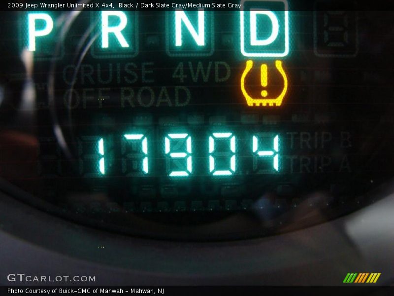 Black / Dark Slate Gray/Medium Slate Gray 2009 Jeep Wrangler Unlimited X 4x4