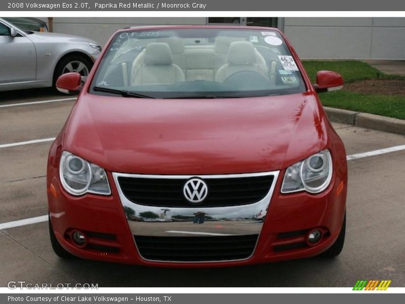 Paprika Red Metallic / Moonrock Gray 2008 Volkswagen Eos 2.0T