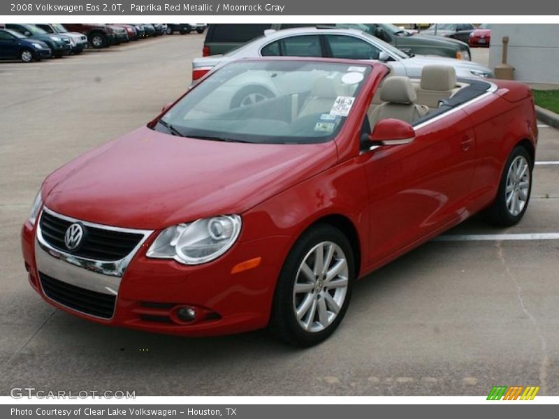 Paprika Red Metallic / Moonrock Gray 2008 Volkswagen Eos 2.0T
