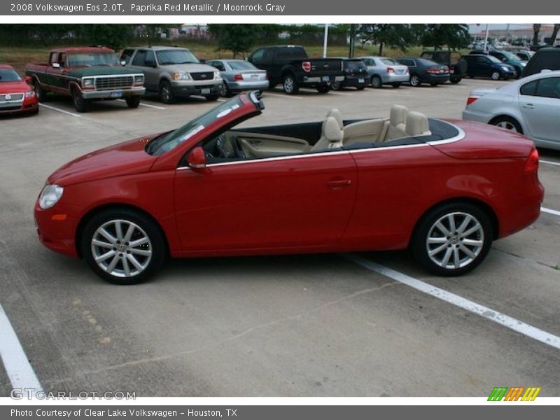 Paprika Red Metallic / Moonrock Gray 2008 Volkswagen Eos 2.0T
