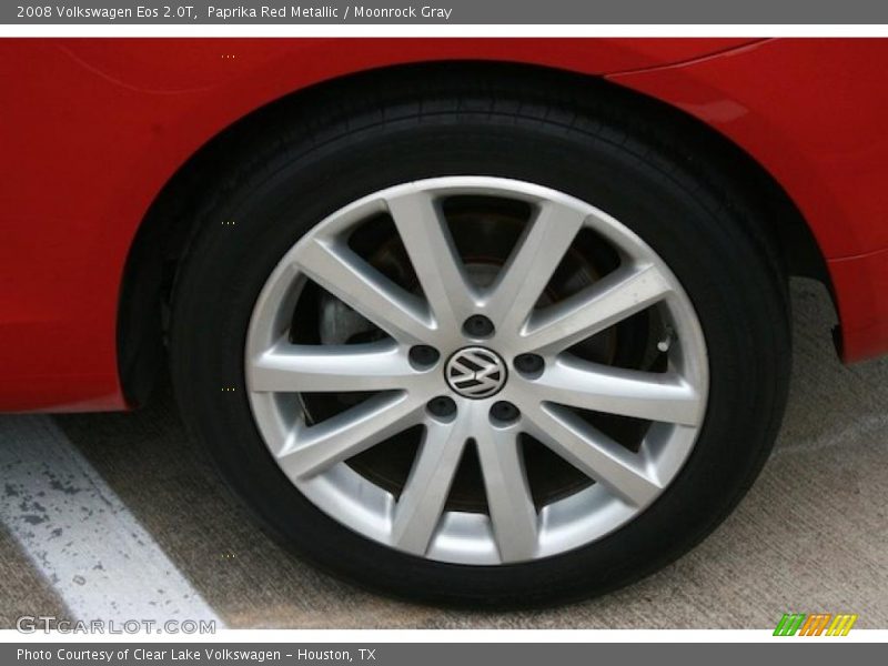 Paprika Red Metallic / Moonrock Gray 2008 Volkswagen Eos 2.0T
