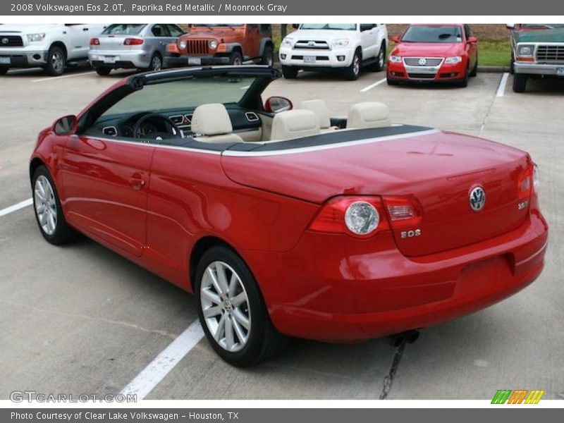 Paprika Red Metallic / Moonrock Gray 2008 Volkswagen Eos 2.0T
