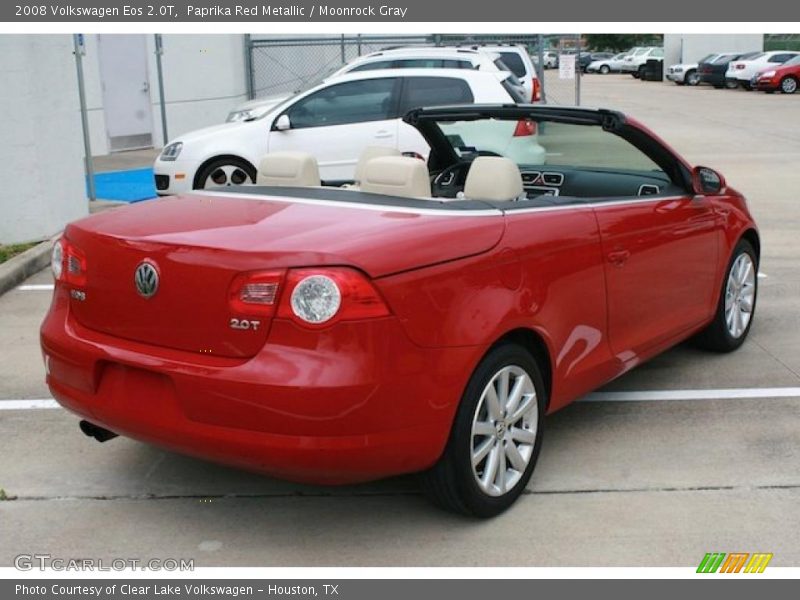 Paprika Red Metallic / Moonrock Gray 2008 Volkswagen Eos 2.0T