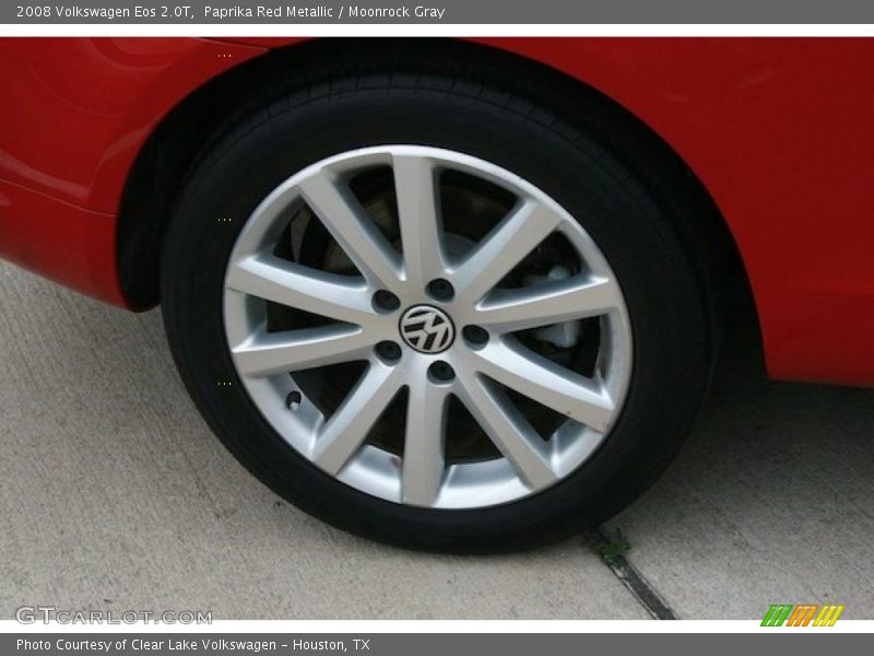 Paprika Red Metallic / Moonrock Gray 2008 Volkswagen Eos 2.0T