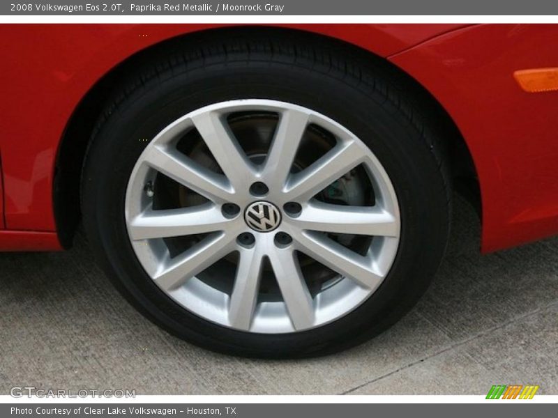 Paprika Red Metallic / Moonrock Gray 2008 Volkswagen Eos 2.0T