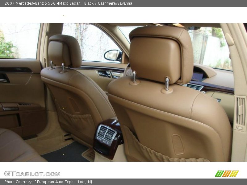 Black / Cashmere/Savanna 2007 Mercedes-Benz S 550 4Matic Sedan