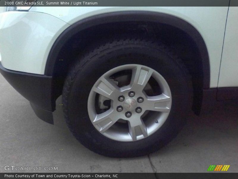 Summit White / Light Titanium 2008 GMC Acadia SLE