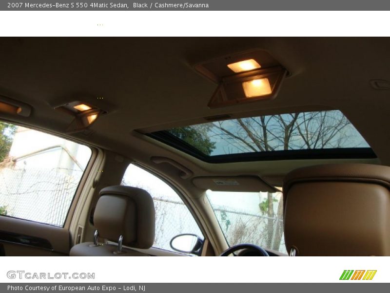 Black / Cashmere/Savanna 2007 Mercedes-Benz S 550 4Matic Sedan