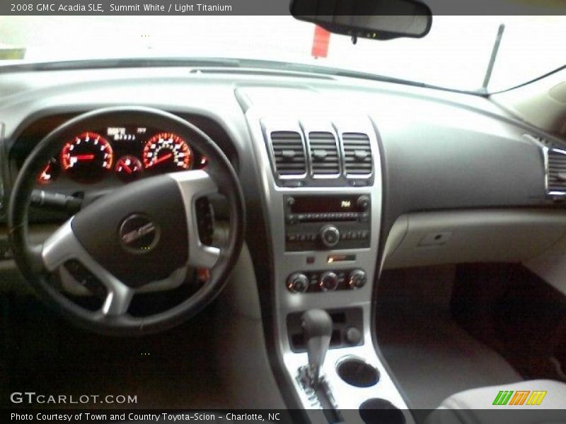 Summit White / Light Titanium 2008 GMC Acadia SLE