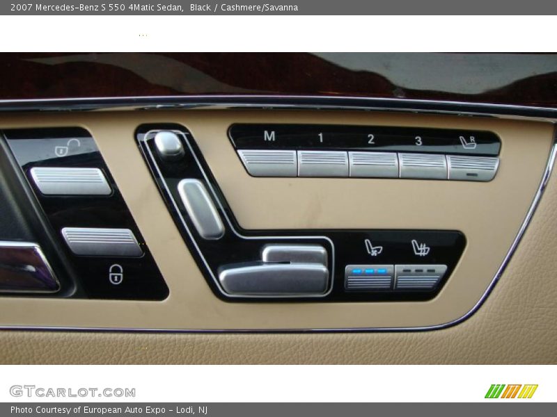 Black / Cashmere/Savanna 2007 Mercedes-Benz S 550 4Matic Sedan