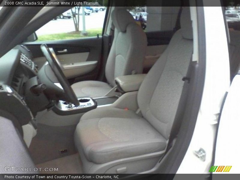 Summit White / Light Titanium 2008 GMC Acadia SLE