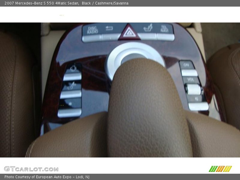 Black / Cashmere/Savanna 2007 Mercedes-Benz S 550 4Matic Sedan