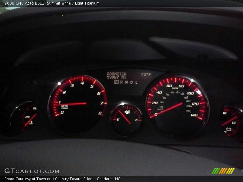 Summit White / Light Titanium 2008 GMC Acadia SLE
