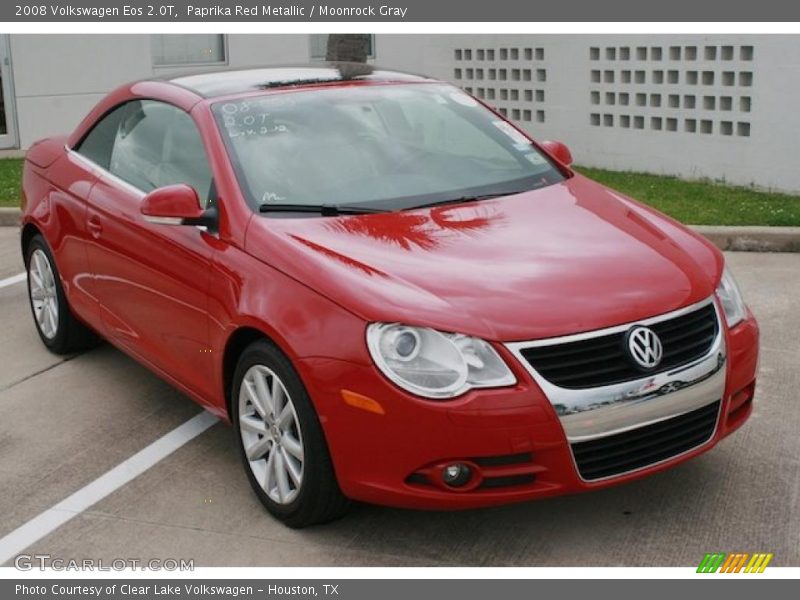 Paprika Red Metallic / Moonrock Gray 2008 Volkswagen Eos 2.0T