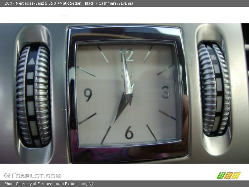 Black / Cashmere/Savanna 2007 Mercedes-Benz S 550 4Matic Sedan