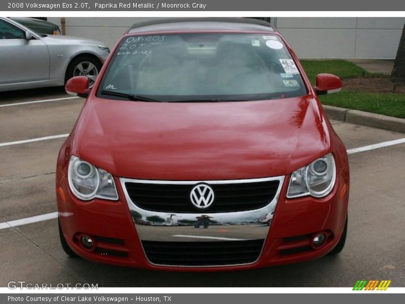Paprika Red Metallic / Moonrock Gray 2008 Volkswagen Eos 2.0T