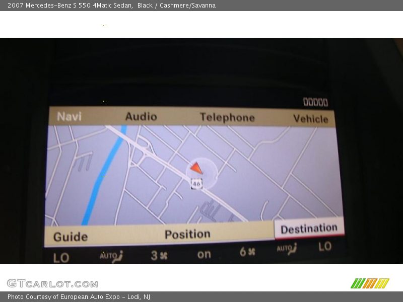 Black / Cashmere/Savanna 2007 Mercedes-Benz S 550 4Matic Sedan