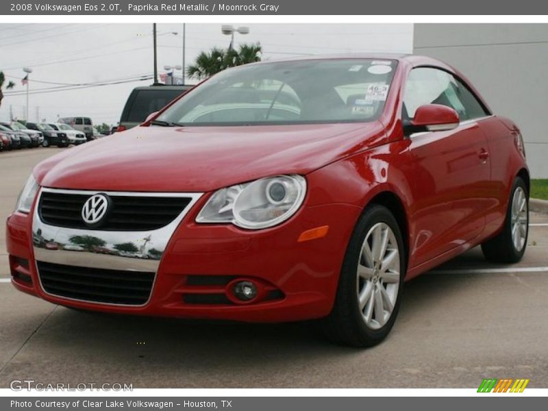 Paprika Red Metallic / Moonrock Gray 2008 Volkswagen Eos 2.0T