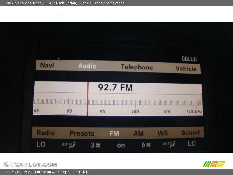 Black / Cashmere/Savanna 2007 Mercedes-Benz S 550 4Matic Sedan