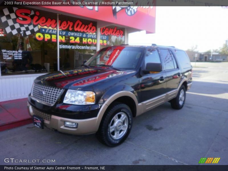 Black Clearcoat / Medium Parchment 2003 Ford Expedition Eddie Bauer 4x4
