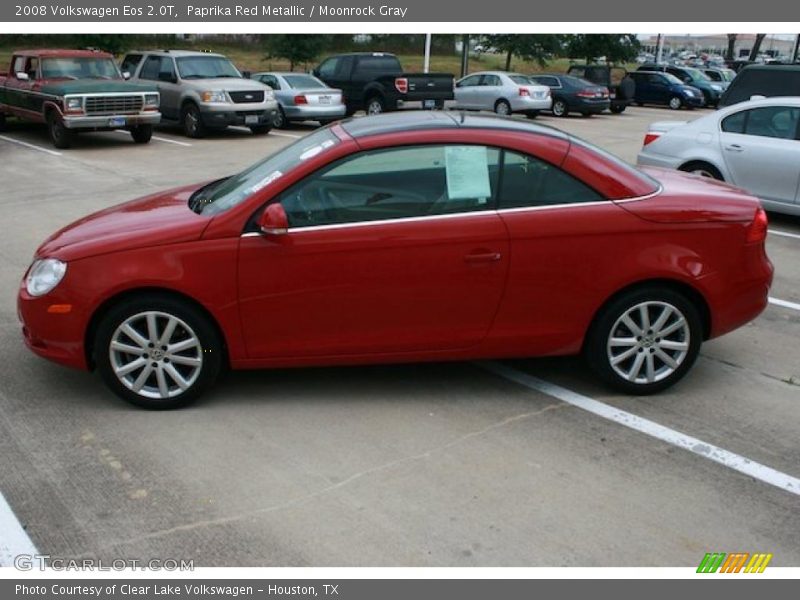Paprika Red Metallic / Moonrock Gray 2008 Volkswagen Eos 2.0T