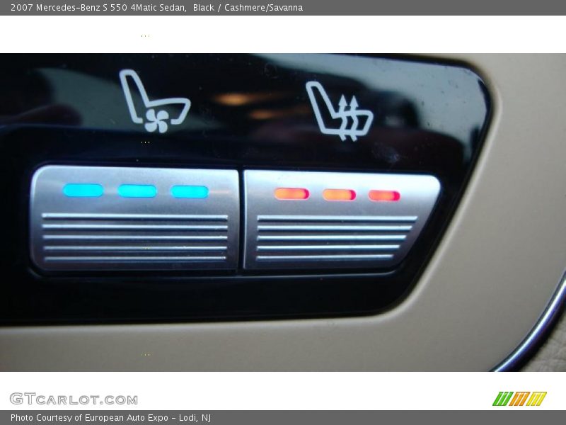 Black / Cashmere/Savanna 2007 Mercedes-Benz S 550 4Matic Sedan