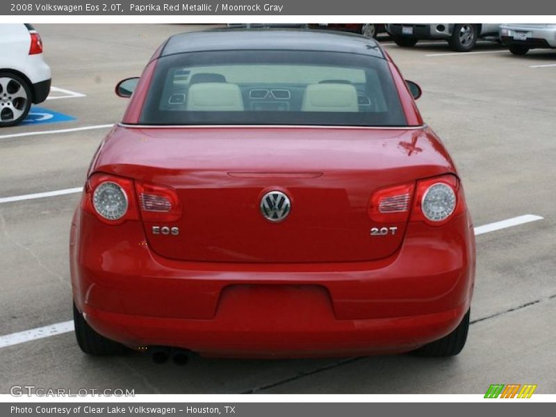 Paprika Red Metallic / Moonrock Gray 2008 Volkswagen Eos 2.0T