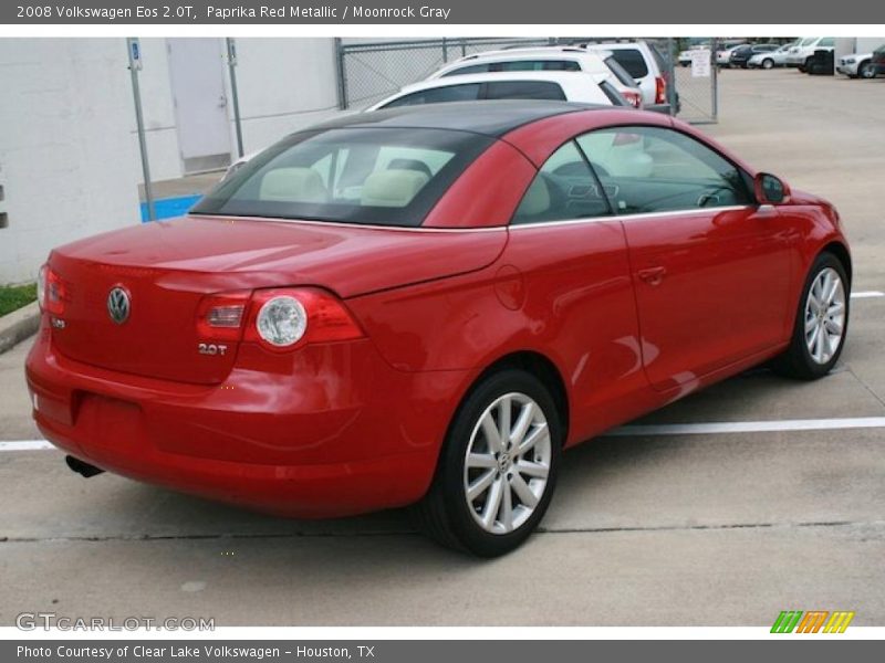 Paprika Red Metallic / Moonrock Gray 2008 Volkswagen Eos 2.0T
