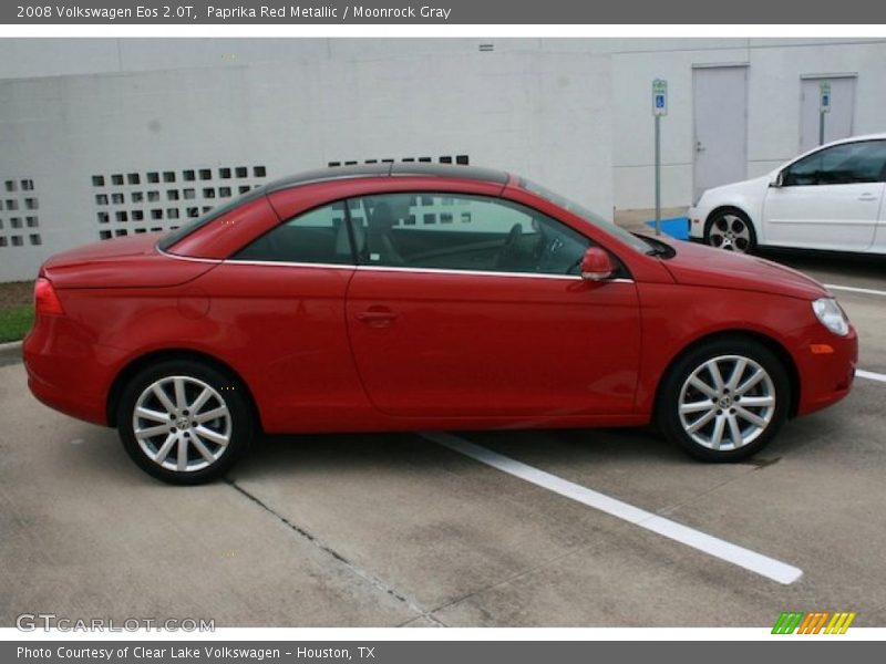 Paprika Red Metallic / Moonrock Gray 2008 Volkswagen Eos 2.0T