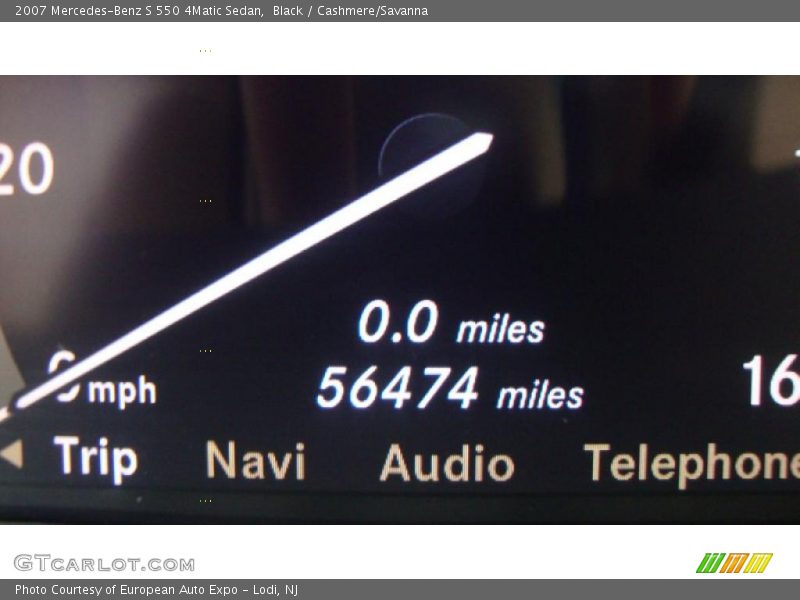Black / Cashmere/Savanna 2007 Mercedes-Benz S 550 4Matic Sedan