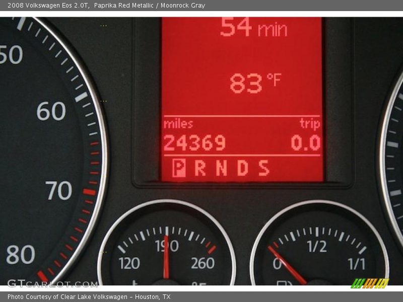 Paprika Red Metallic / Moonrock Gray 2008 Volkswagen Eos 2.0T