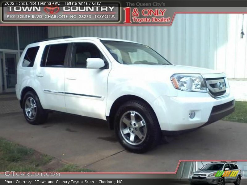 Taffeta White / Gray 2009 Honda Pilot Touring 4WD