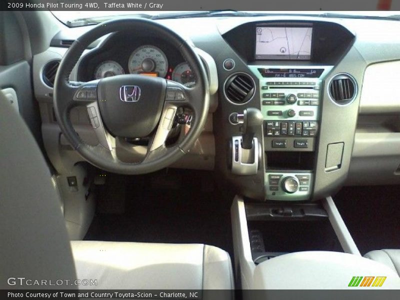 Taffeta White / Gray 2009 Honda Pilot Touring 4WD