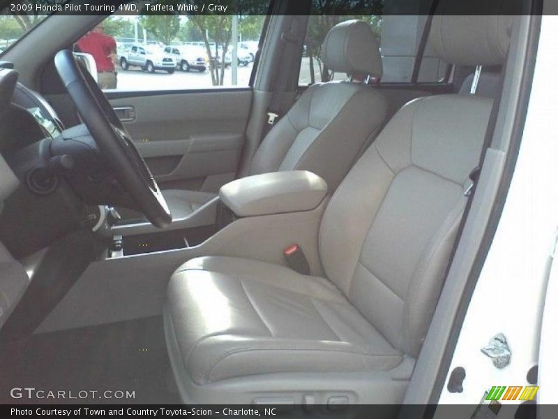 Taffeta White / Gray 2009 Honda Pilot Touring 4WD