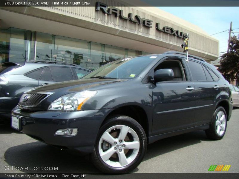 Flint Mica / Light Gray 2008 Lexus RX 350 AWD